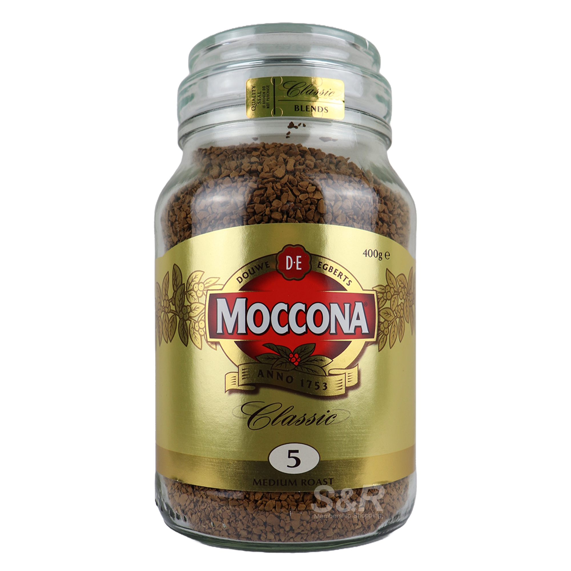 Moccona Medium Roast Instant Coffee 400g